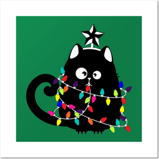 Fancy catsmas Posters and Art